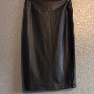Pleather skirt